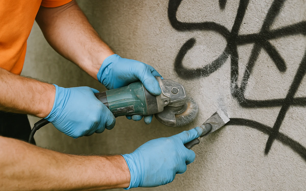 Graffiti removal contractor